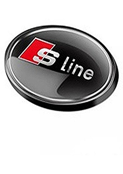 Audı S Line Logo Bagaj ve Çamurluk Damla Stıcker (2 Adet )
