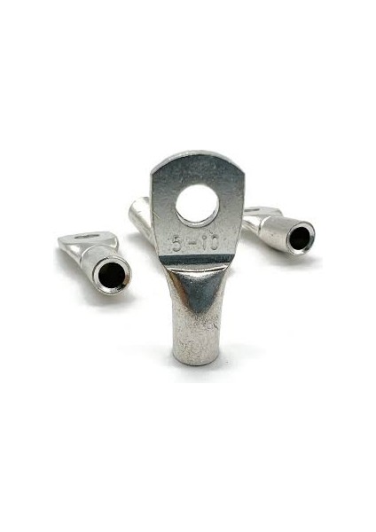 (5 Adet) 10 Mm² Skp-Sıkmalı Kablo Pabucu M5 (Elektorlitik Bakır) St-10-M5