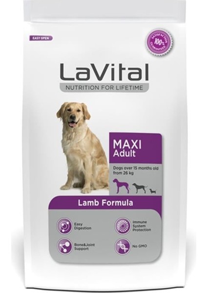 La Vital Kuzulu Büyük Irk Yetişkin Köpek Maması 15 kg