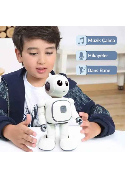 R8 Pro Climber Alexa Destekli Akıllı Etkileşim - Dans - Hikaye - Müzik Özellikli Programlanabilir Robot