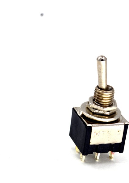 Mini Toggle Switch 1-0 Metal Anahtar 6 Pin 12V-220V