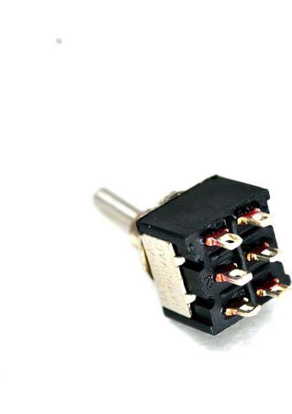 Mini Toggle Switch 1-0 Metal Anahtar 6 Pin 12V-220V