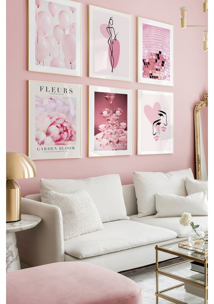 3 Parça Gerçek Ahşap Çerçeveli Tablo Seti