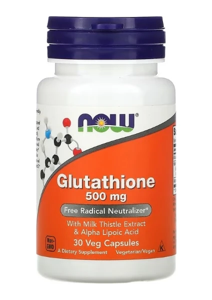 Now Foods Glutathione, 500 mg, 30 Veg Kapsül