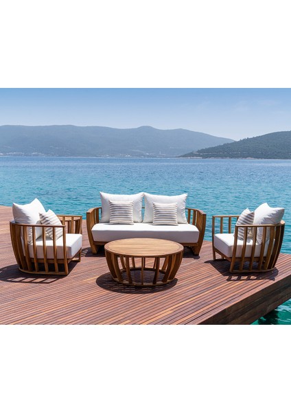 Bled Orta Sehpa 100X100X40 cm Natural