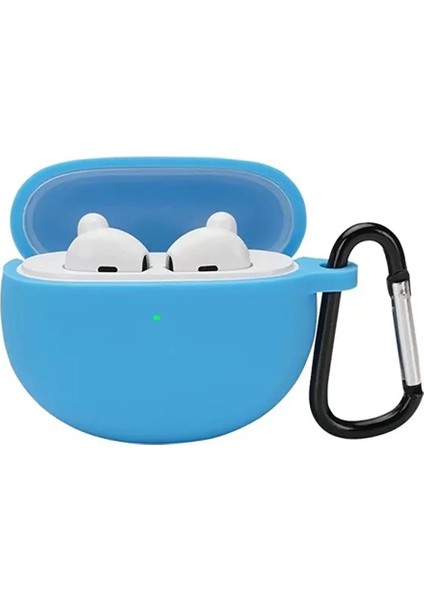 Oppo Enco Air 2 Uyumlu Silikon Kulaklık Kılıfı + Kancalı (Ürün Kulaklık Değildir)