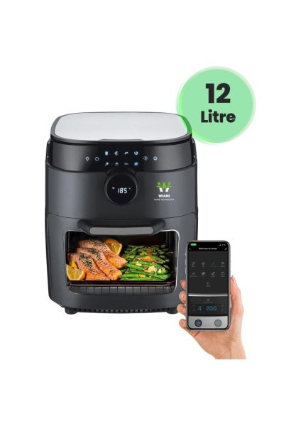 Airfryer Oven 12 Litre Akıllı Hava Fritözü