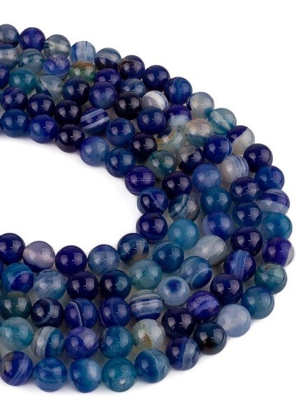 Gerçek Doğaltaş Akik Kaplangözü Lapis Kuvars Oniks 8mm Seçenekli indirimleri