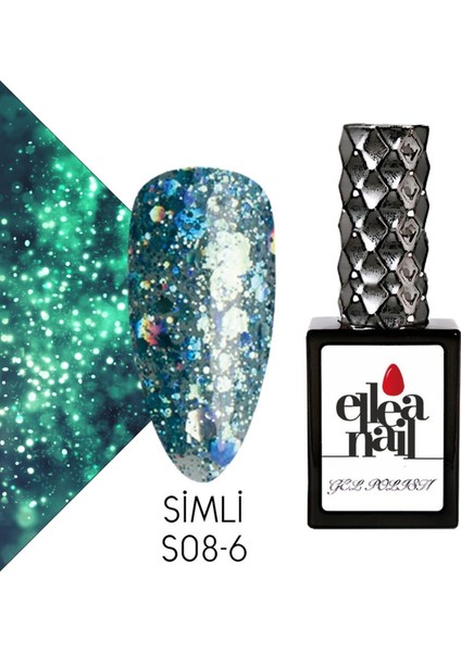 Simli Kalıcı Oje S08-6