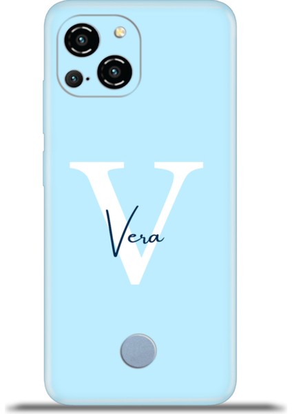 Reeder S23 Pro Max Kılıf Silikon Esnek Kamera Koruma Kişiye Özel Isim Harf Zao Mavi - V fiyatları