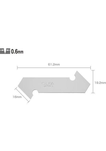 PB-800 Maket Bıçağı Yedeği (3'lü)