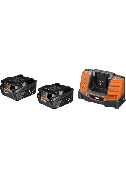 Set LL1850SHD 2x5 Ah Yedek Akü + Şarj Cihazı