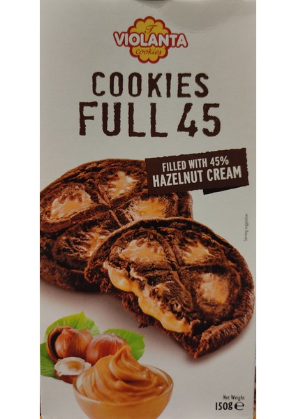 Vıolanta Cookıes Full 45 Fındık Kremalı 150GR