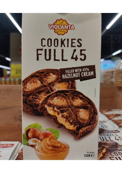 Vıolanta Cookıes Full 45 Fındık Kremalı 150GR fiyatları