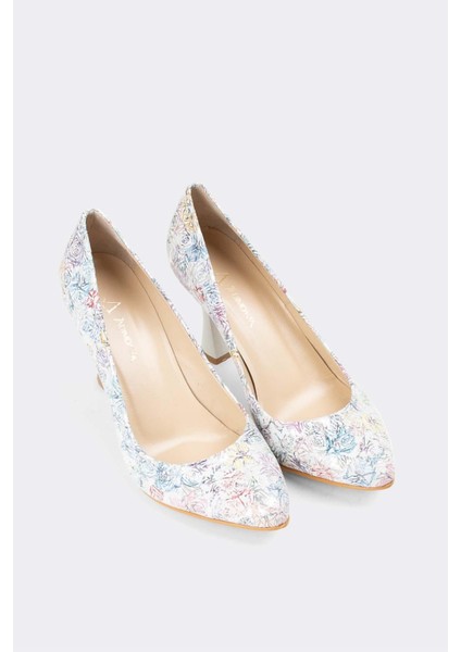 Kadın Stiletto Hakiki Deri Ayakkabı 052Y21K10003 fiyatları