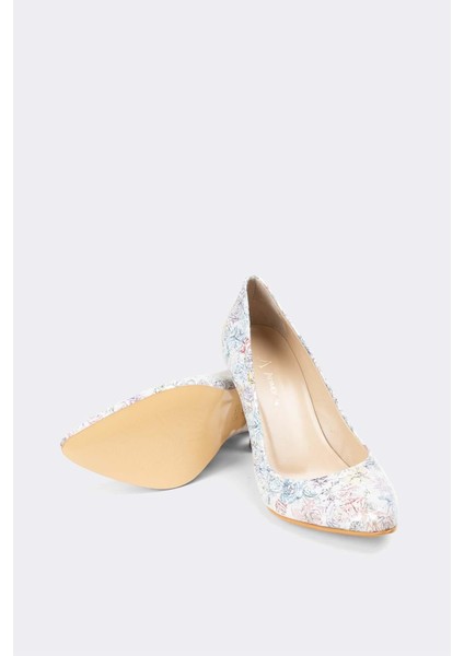 Kadın Stiletto Hakiki Deri Ayakkabı 052Y21K10003 indirimleri