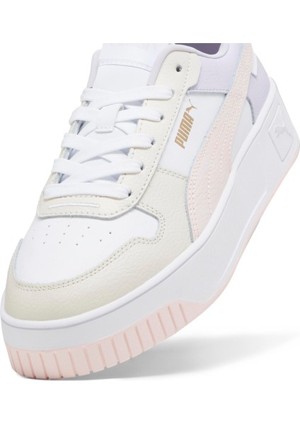 Kadın Puma White-Frosty Pink-Alpine Snow Puma Carina Street Beyaz Kadın Günlük Spor Ayakkabı