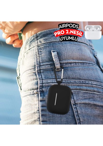 Pro 2. Nesil Uyumlu Koruyucu ve Darbe Emici Yumuşak Silikon Kopçalı Kulaklık Kılıfı
