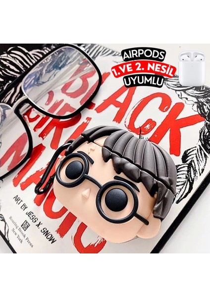 1. ve 2. Nesil Uyumlu Harry Potter Figürlü Darbe Emici Silikon Kulaklık Kılıfı fiyatları