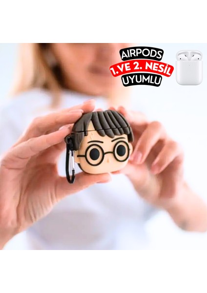 1. ve 2. Nesil Uyumlu Harry Potter Figürlü Darbe Emici Silikon Kulaklık Kılıfı indirimleri