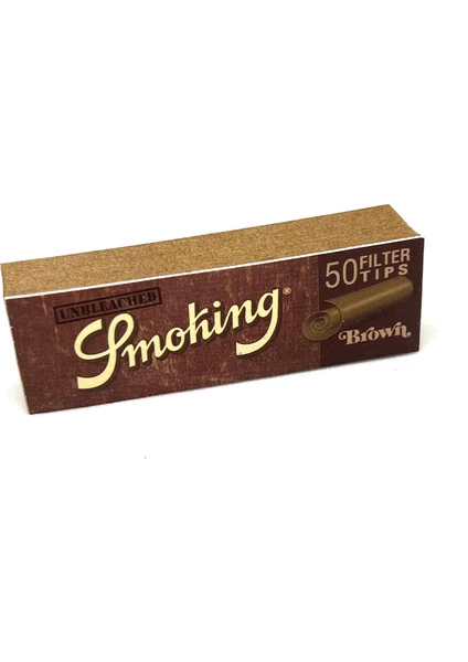 5 Adet Smoking Brown Filter Tips Zıvana (5X50)