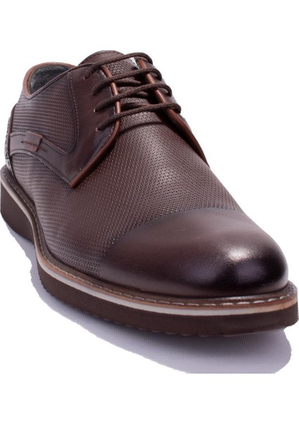 DMA08-1329 Siyah Ortopedik Günlük Erkek Deri Ayakkabı