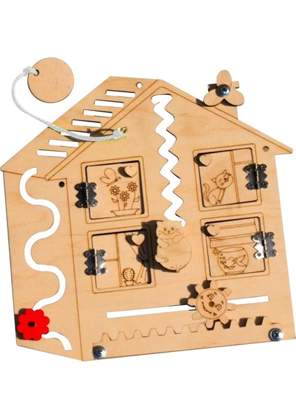 Montessori Busy Board Dıy Aksesuarları Okul Öncesi Ev Için Malzeme Gelişimi (Yurt Dışından) fiyatları