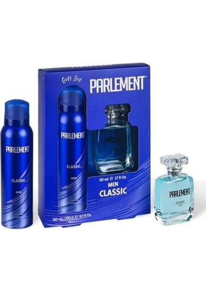 Night Shop Parlement 50 Ml Classic Erkek Parfüm + 150 Ml Deodorant Seti