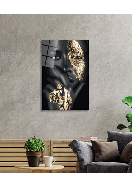 Afrikalı Kadın Cam Tablo fiyatları