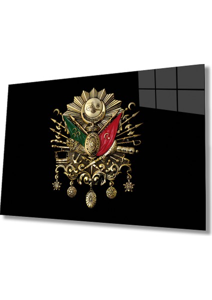 Osmanlı Arması Cam Tablo