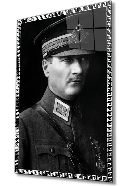 Atatürk Cam Tablo 4 mm Dayanıklı Temperli Cam