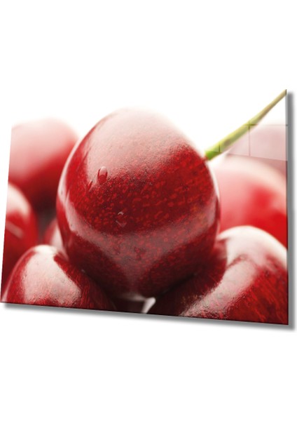 Meyveler Cam Tablo 4mm Dayanıklı Temperli Cam