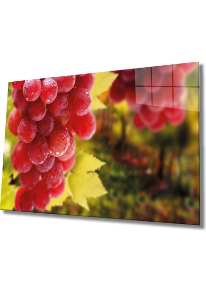 Meyveler Cam Tablo 4mm Dayanıklı Temperli Cam