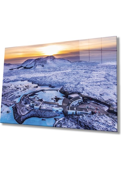 Doğa Manzara Cam Tablo 4mm Dayanıklı Temperli Cam