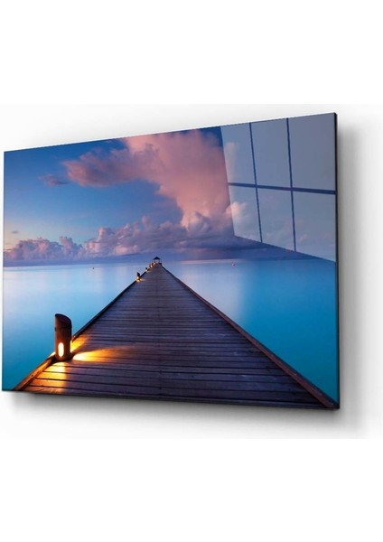 Doğa Manzara Cam Tablo 4mm Dayanıklı Temperli Cam