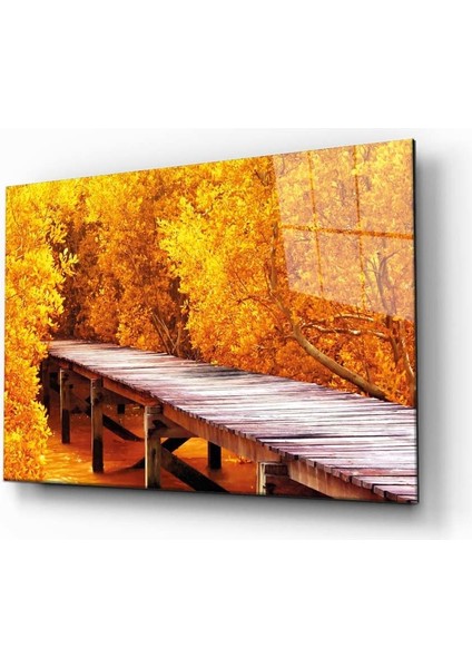 Doğa Manzara Cam Tablo 4mm Dayanıklı Temperli Cam