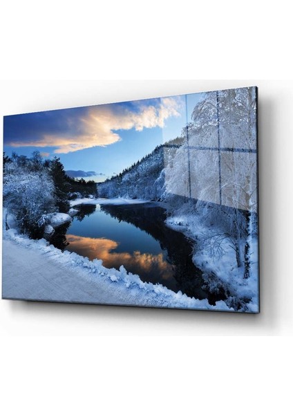 Doğa Manzara Cam Tablo 4mm Dayanıklı Temperli Cam