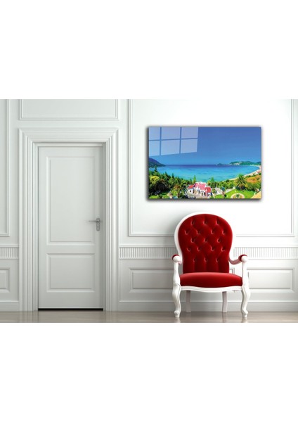 Doğa Manzara Cam Tablo 4mm Dayanıklı Temperli Cam fiyatları