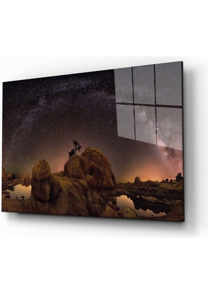 Doğa Manzara Cam Tablo 4mm Dayanıklı Temperli Cam