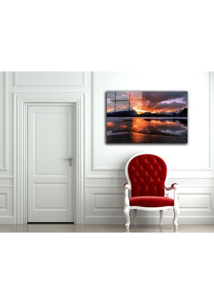 Doğa Manzara Cam Tablo 4mm Dayanıklı Temperli Cam fiyatları