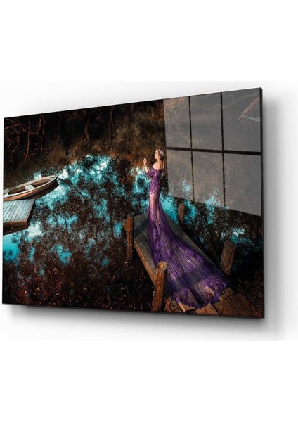 Doğa Manzara Cam Tablo 4mm Dayanıklı Temperli Cam