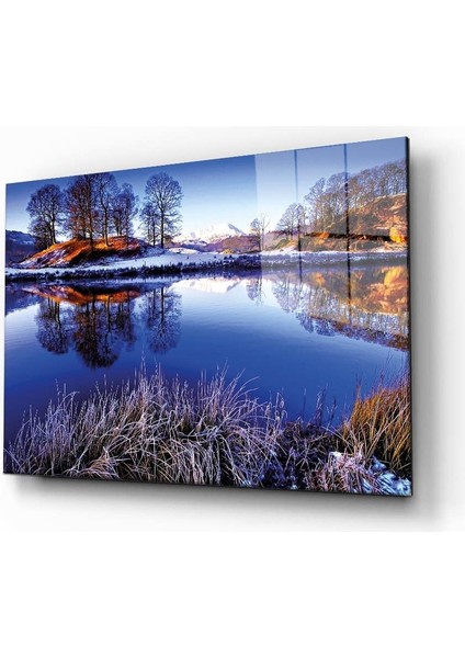 Doğa Manzara Cam Tablo 4mm Dayanıklı Temperli Cam
