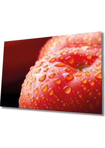 Meyveler Cam Tablo 4mm Dayanıklı Temperli Cam