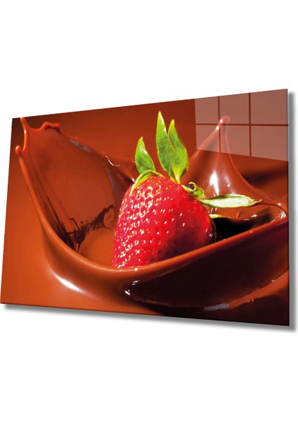 Meyveler Cam Tablo 4mm Dayanıklı Temperli Cam