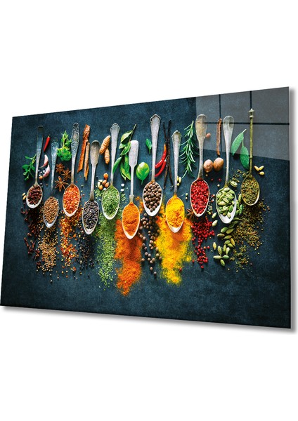 Baharatlar 4mm Dayanıklı Cam Tablo Temperli Cam