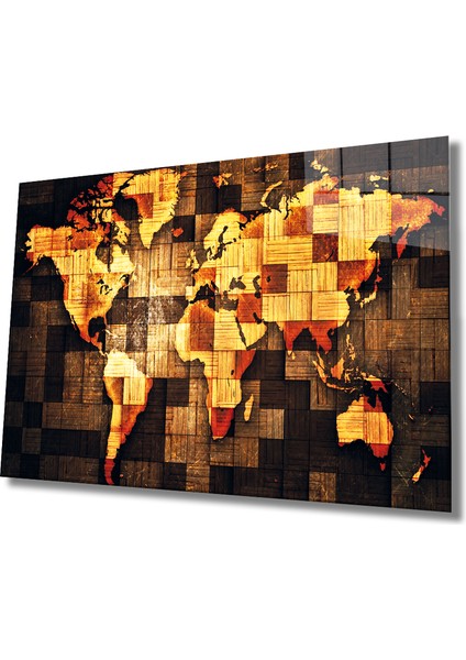 Dünya Haritası Cam Tablo fiyatları