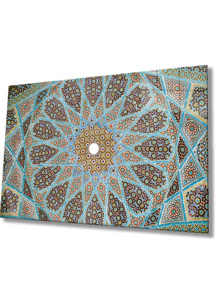 Dini Islami Motif Cam Tablo Ev ve Ofis Duvar Dekoru Hediyelik Büyük Tablo Cam