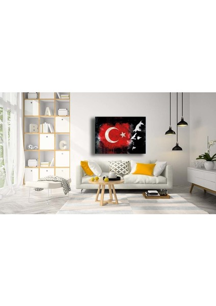 Atatürk Silüet 4 mm Temperli Cam Tablo fiyatları