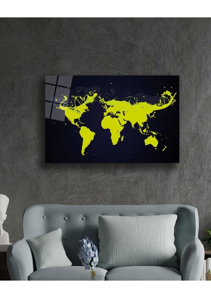 Dünya Haritası 69 Cam Tablo fiyatları
