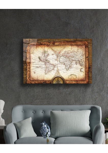 Dünya Haritası 64 Cam Tablo fiyatları
